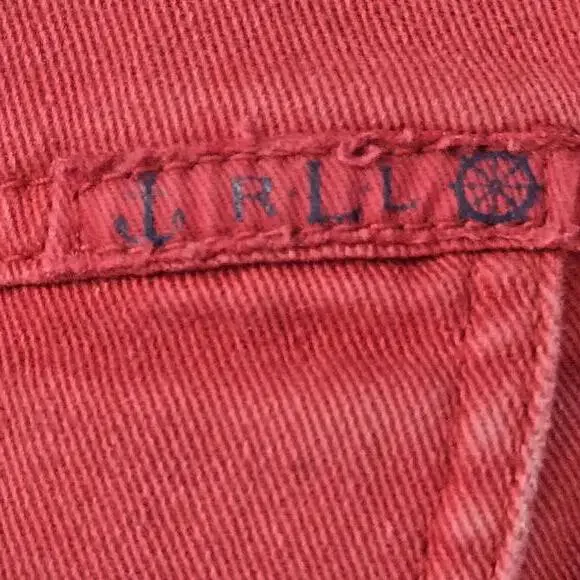 Ralph Lauren Denim Jacket Red Vintage Size L Womens - Picture 9 of 12